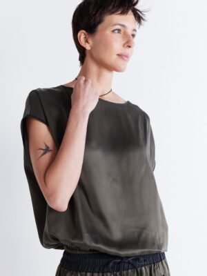 Almost a Tee Silk Blouse