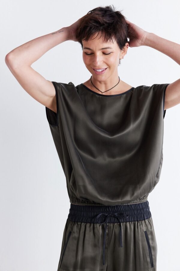 Almost a Tee Silk Blouse