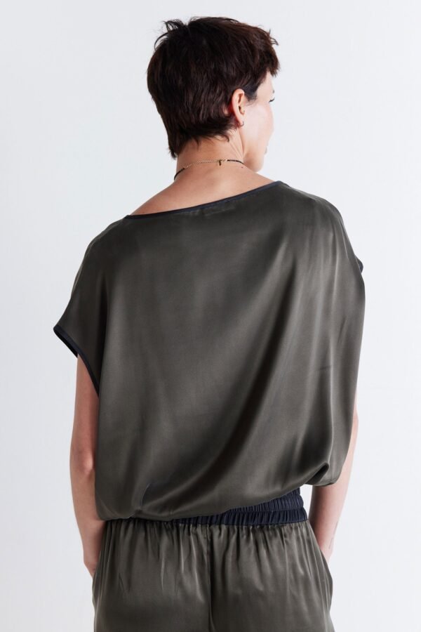 Almost a Tee Silk Blouse