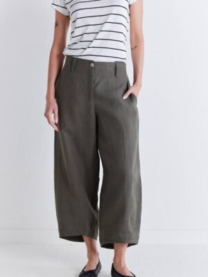 Carefree Wide Leg Linen Pants