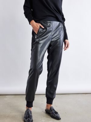 The Best Vegan Leather Combo Jogger